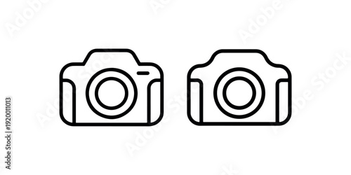 Digital camera icon. camera symbol for web and mobile app. photo camera sign isolated on white background. vector illustration.