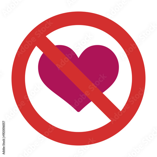 Restricted Vector Icon