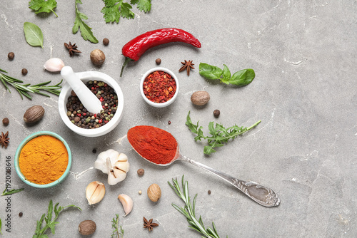 Composition with herbs and ...