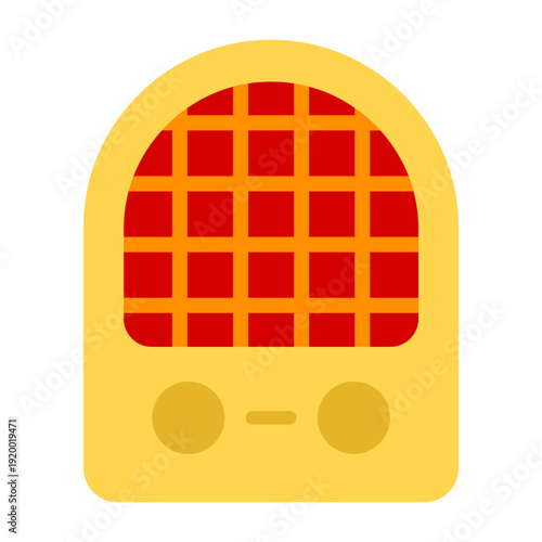 Portable heater Vector Icon