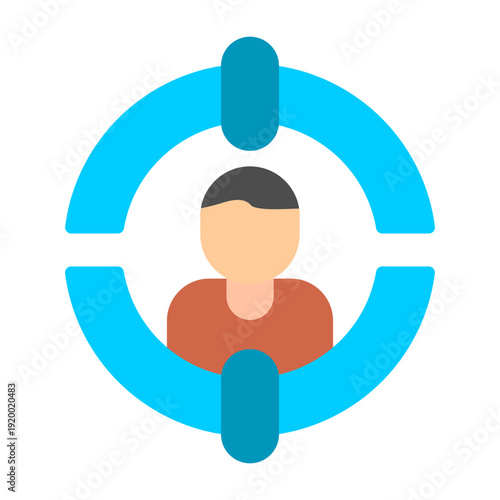 Customer Segmentation Vector Icon
