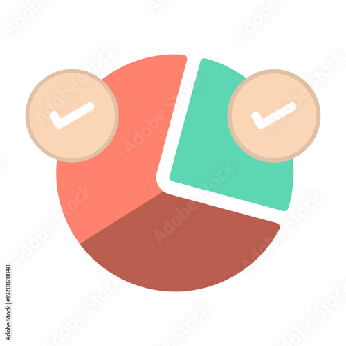 Market Segmentation Vector Icon