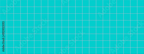 Green square ceramic pattern with abstract grid layout. Suitable for bathroom interior, shower surface or summer themed illustration.