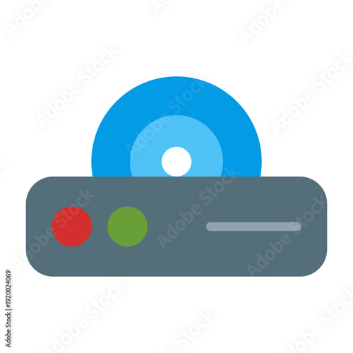 DVD Player Vector Icon