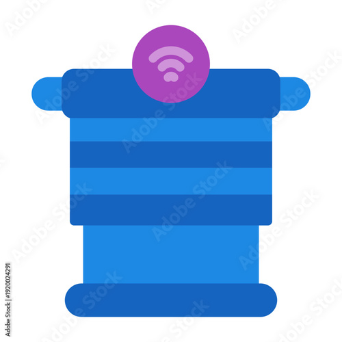 Smart Blinds Vector Icon