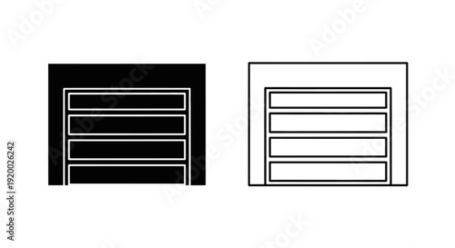Modern vent grill designs for home decor and architecture projects Vector