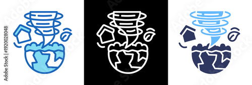 Tornado Wind triplestyle icon