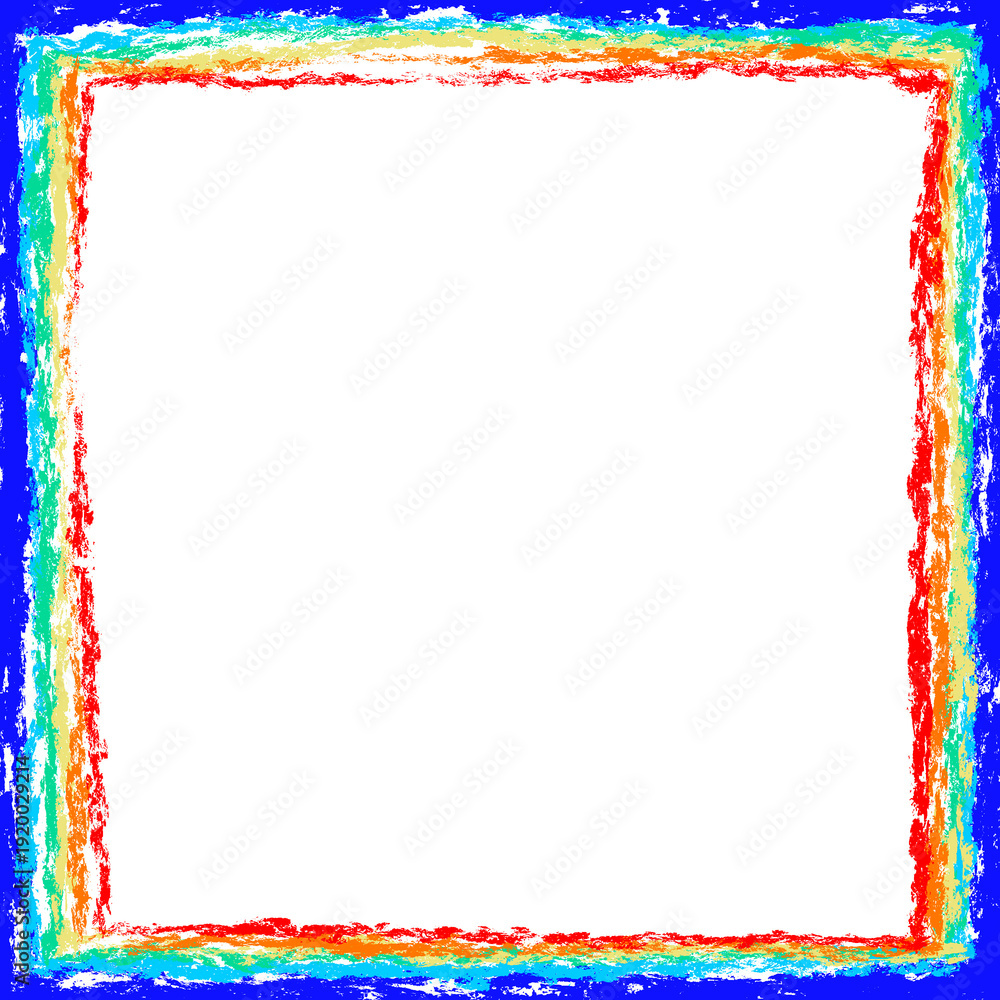 Obraz premium Rainbow painting frame