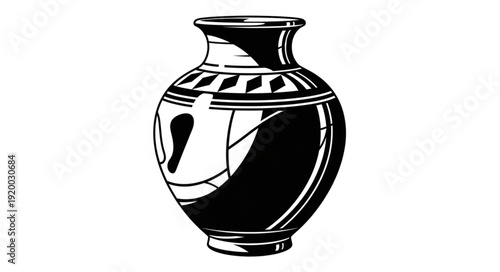 vase isolated on white background