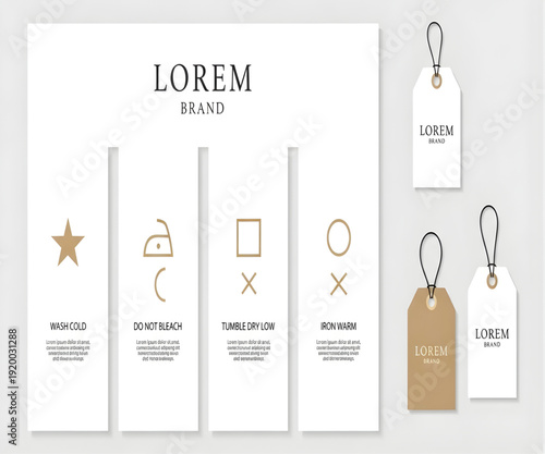 Collection of retro graphic design elements including price tags and vintage typography styles.