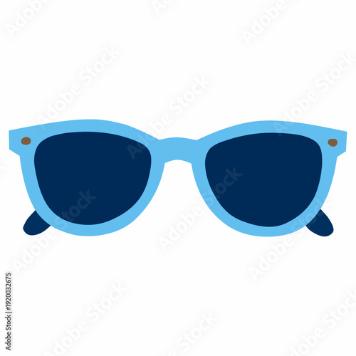 Sunglasses in flat style for summer holiday theme. Perfect for travel and beach design.