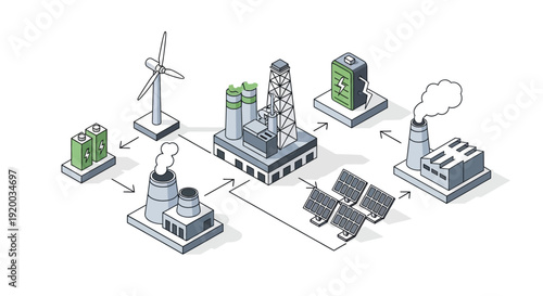 Sustainable Energy Production and Distribution System.