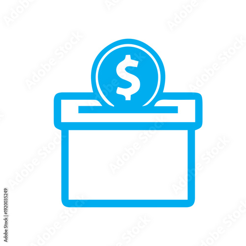 money donation box icon