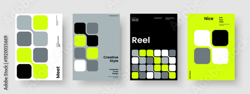 Modern Book Cover Layout. Abstract Poster Template. Isolated Business Presentation Design. Banner. Background. Brochure. Report. Flyer. Portfolio. Pamphlet. Advertising. Catalog. Brand Identity