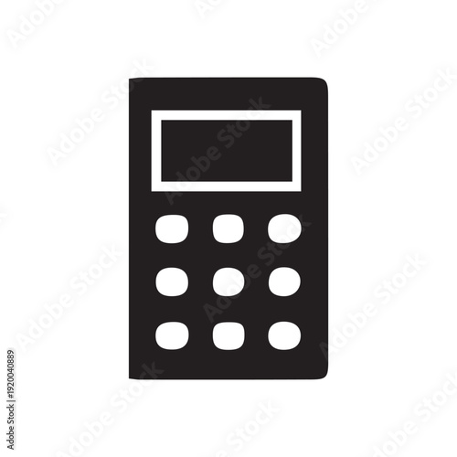 calculator on white background