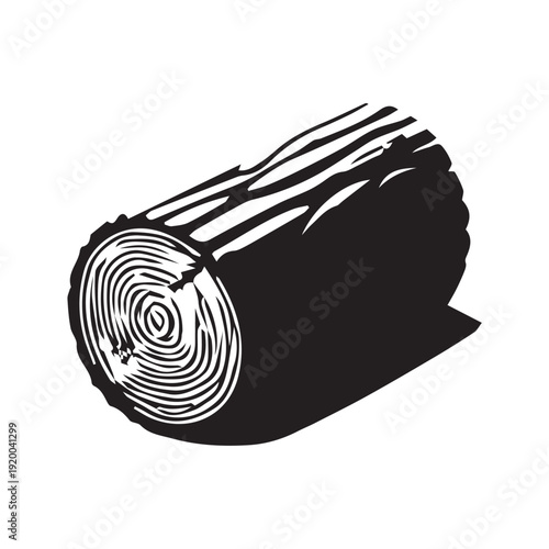 vector illustration of wood