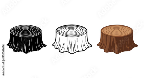 Collection of three lotus flower illustrations featuring a vibrant color version a solid black silhouette and a simple outline drawing perfect for design projects