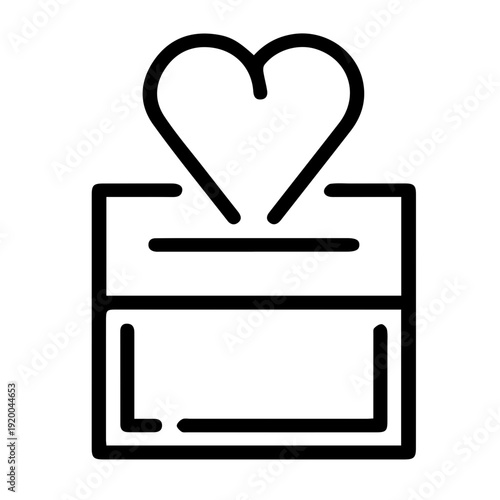 Donation box icon