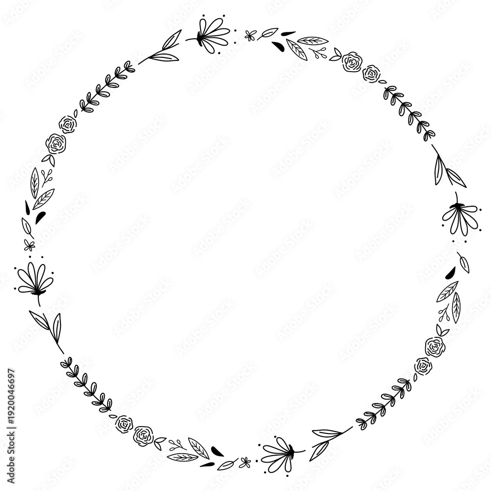 Naklejka premium 리스 wreath