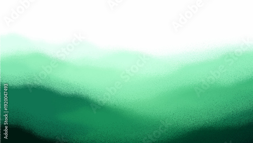 Vector Abstract landscape painting with gradient shades of green, evoking a sense of tranquility, serenity, and the beauty of nature's color palette  Design