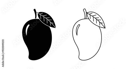 mango on a white background