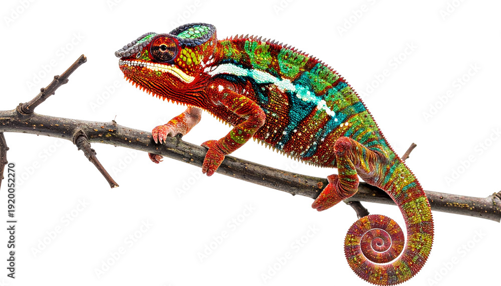 Naklejka premium green lizard