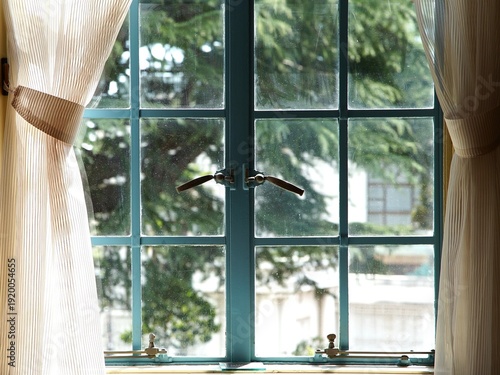 close up of a window
