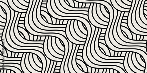 Modern stylish texture. Repeating geometric pattern tiles from striped elements