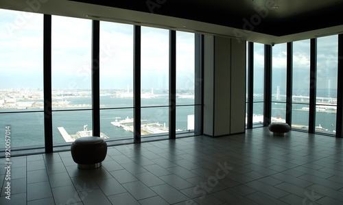 interior of a modern building