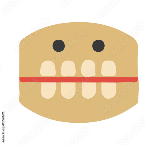 Mouth Guard Emoji Illustration
