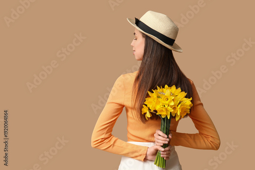 Beautiful young woman with ...