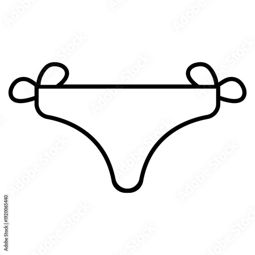 Underpants icon vector. Underwear  Illustration sign. Drawers symbol. pants logo.