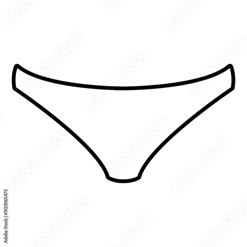 Underpants icon vector. Underwear  Illustration sign. Drawers symbol. pants logo.