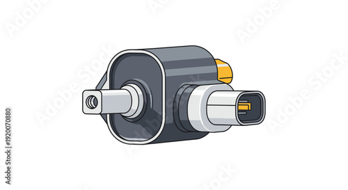 Automotive Ignition Coil Component for Engine Spark Generation.