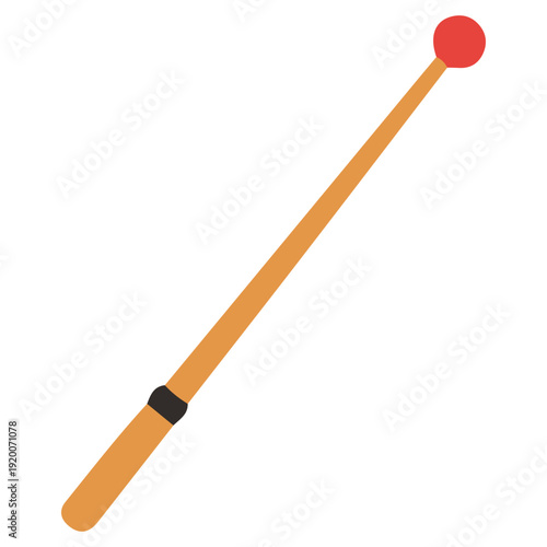 Red Percussion Drum Mallet