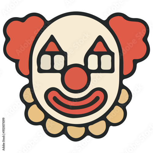 Vintage Circus Clown Graphic