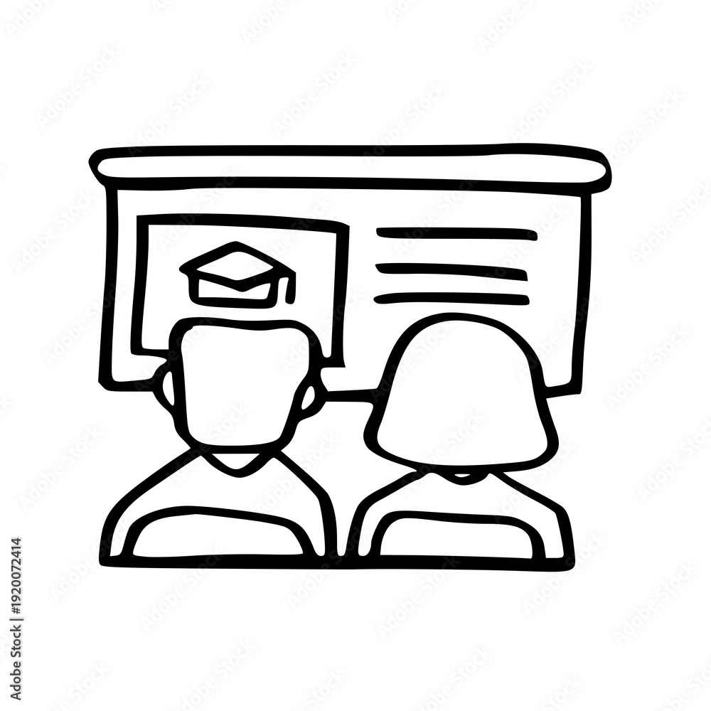 Fototapeta premium mentoring icon