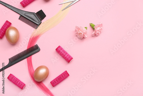 Hair coloring and styling t...