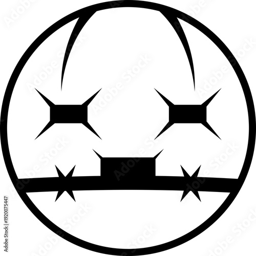 horror, jail, shock and crucial emoji vector transparent illustration icon 