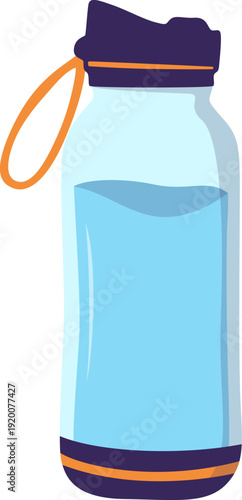 Reusable Water Bottle Illustration