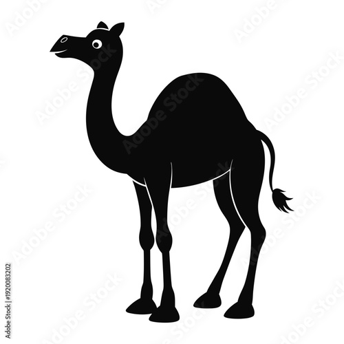 camel silhouette  vector illustration