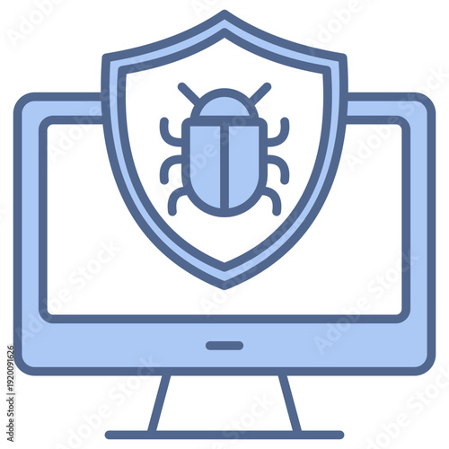 Antivirus Blue Icon