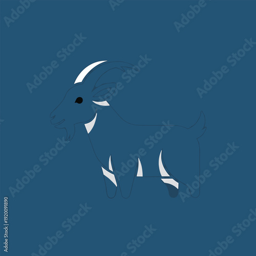 Minimalist abstract representation of a persons face and upper body.