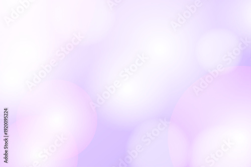 光と丸いぼかしが重なる淡い紫の幻想的な抽象背景イラスト