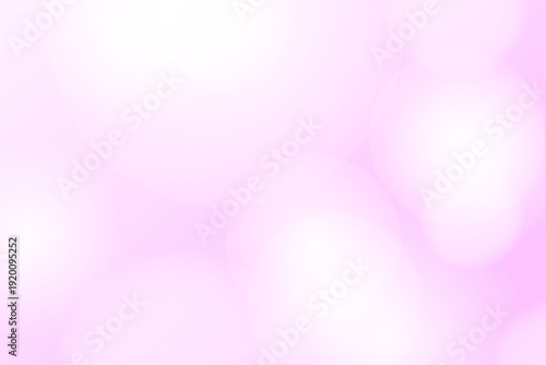 光と丸いぼかしが重なる淡いピンクの幻想的な抽象背景イラスト