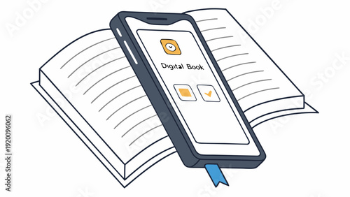 Digital library and online bookstore application on mobile phone.eps