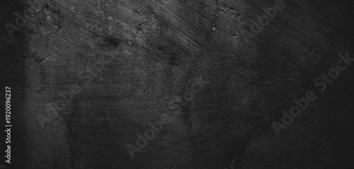 Schilderij op canvas Black background of natural paintbrush stroke textured cement or stone old