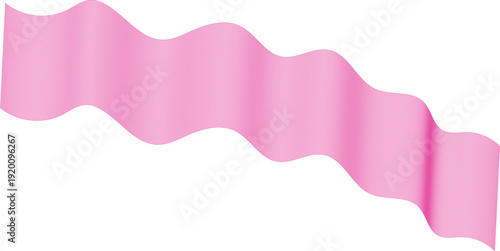 Pink lines in 3D perspective vector abstract background, dynamic linear minimal design, wave lied pattern in dimensional and movement.