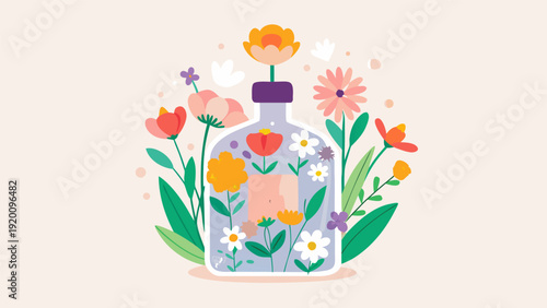 Watercolor botanical illustration set for postcards and invitations.eps