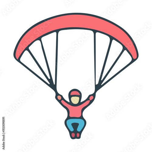 Paragliding Adventure Icon